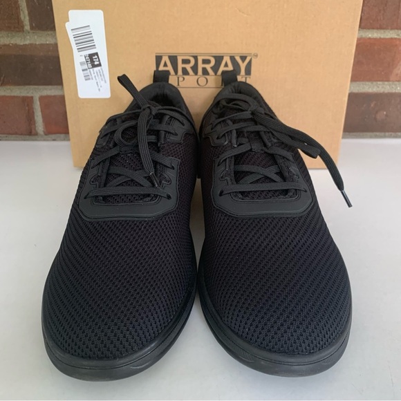 Array Womens Nadia black lace up Athletic and Training Shoes sneakers US 12 M - Picture 3 of 10